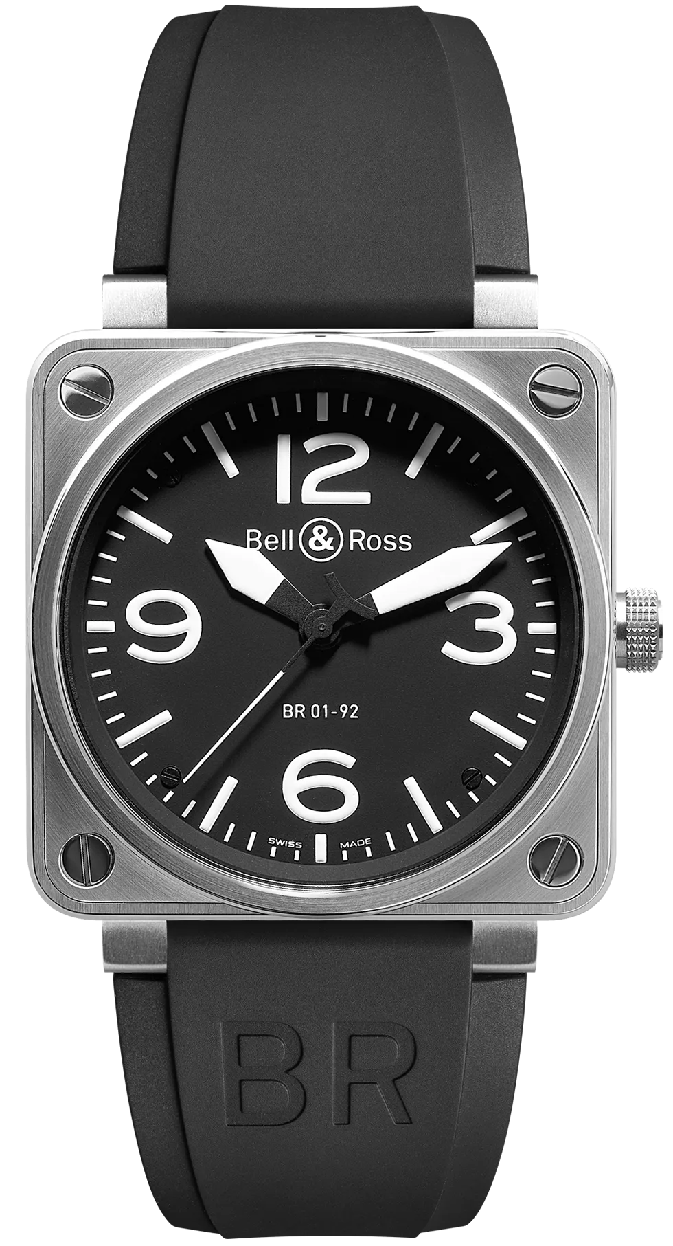 Bell & Ross Watch BR 01 92 Automatic Black Dial Steel Case TEST