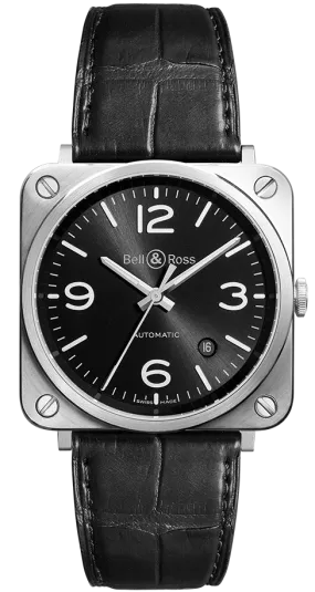 Bell & Ross Watch BRS 92 Officer Black