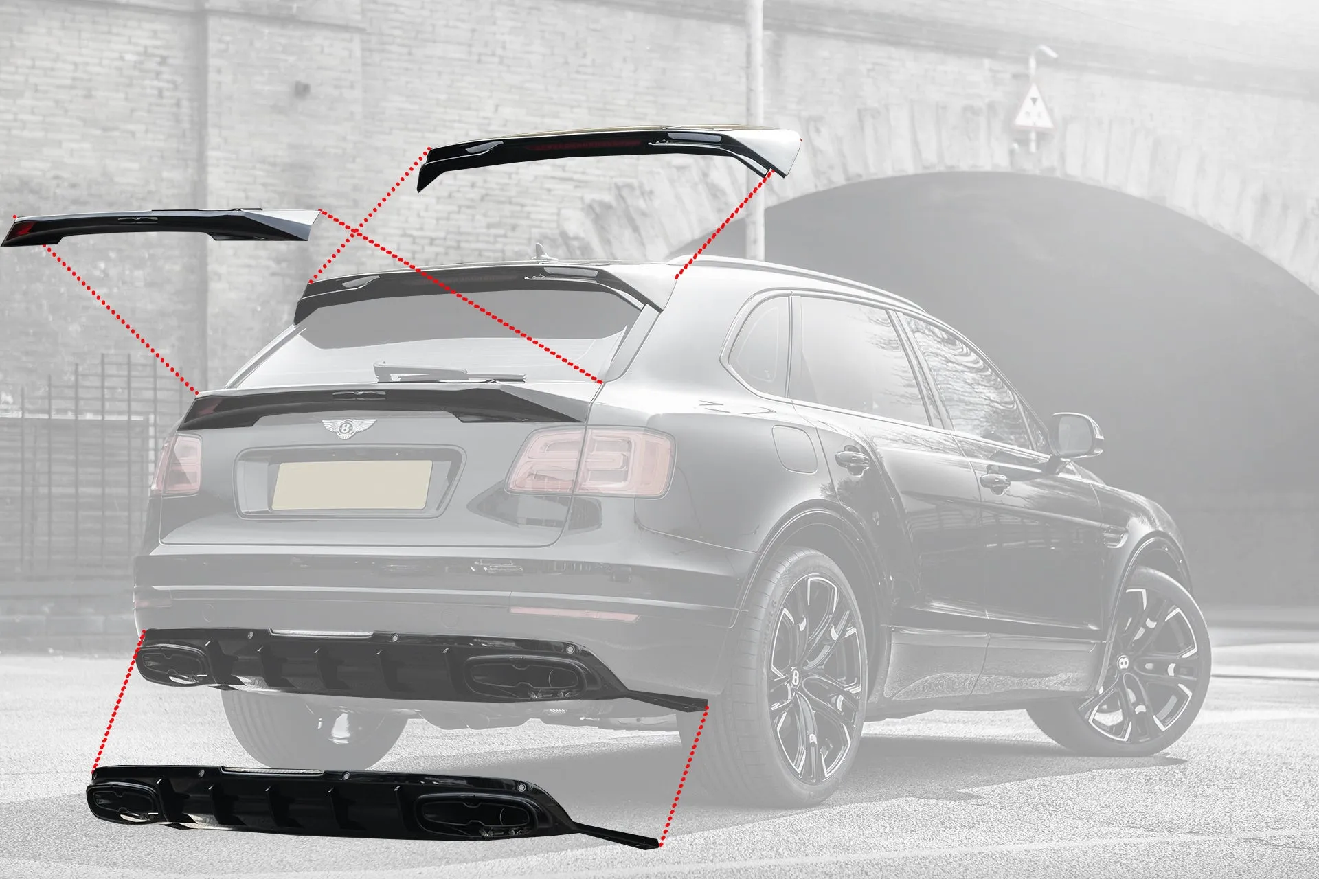 Bentley Bentayga (2016-2020) Exposed Carbon Body Kit