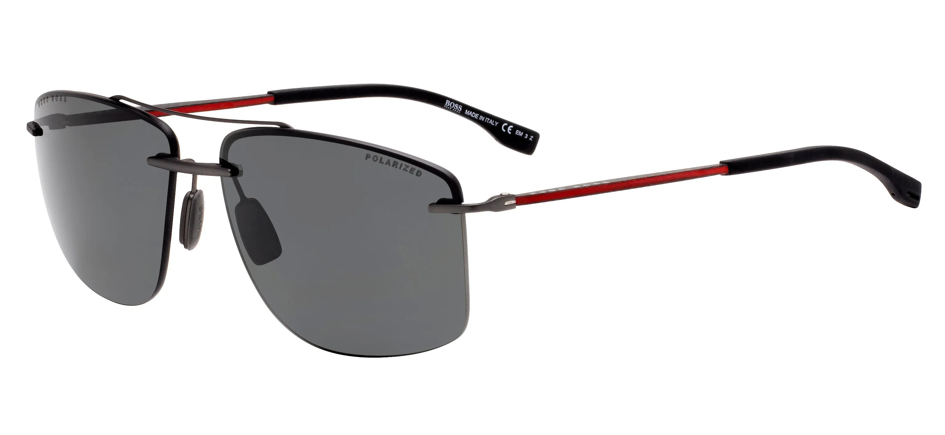 BOSS 1033/F/S MATTE DARK RUTHENIUM 64