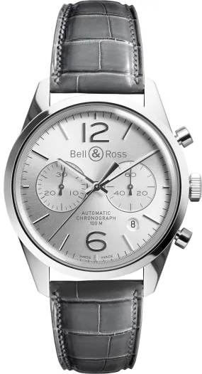 BR Watch Vintage BR 126 OffICr Silver