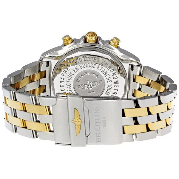 Breitling Chrono Galactic Mother of Pearl Dial Diamond Bezel Two Tone Men's Watch B13358LA/A597TT