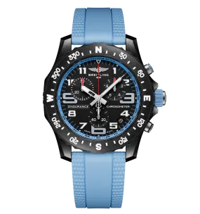 Breitling Endurance Pro 44 Watch with Light Blue Strap