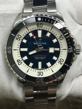 Breitling Superocean 44 A17376 Blue Dial Automatic Men's Watch