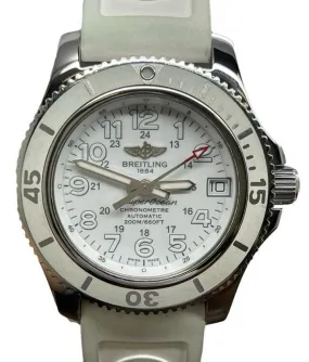 Breitling Superocean II 36 A17312 White Dial Automatic Watch