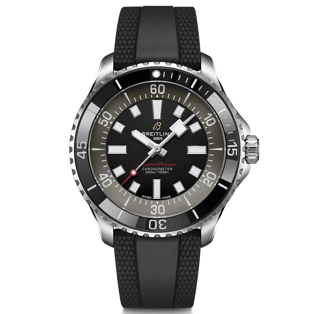 Breitling Superocean UK Exclusive 44mm Black Dial Automatic Gents Watch A173765A1B1S1