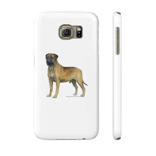 Bullmastiff Illustration Phone Case