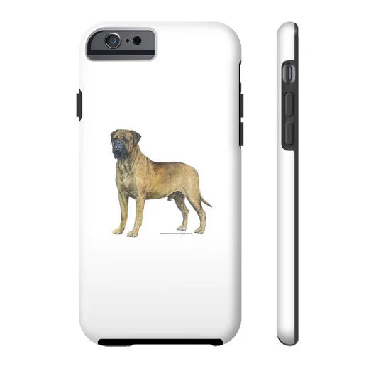 Bullmastiff Illustration Phone Case