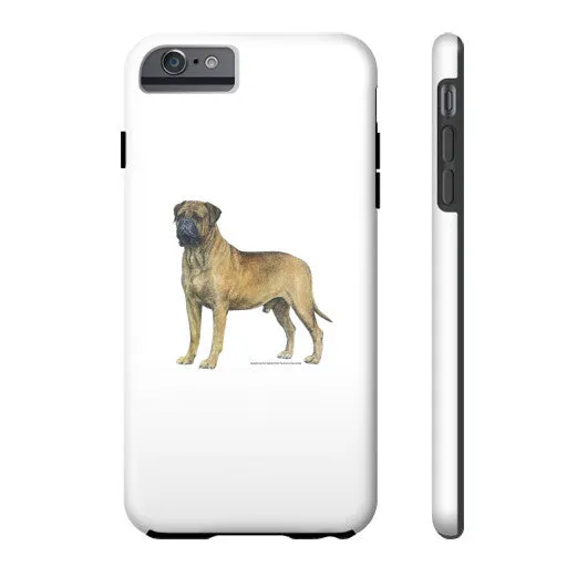 Bullmastiff Illustration Phone Case