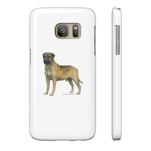 Bullmastiff Illustration Phone Case