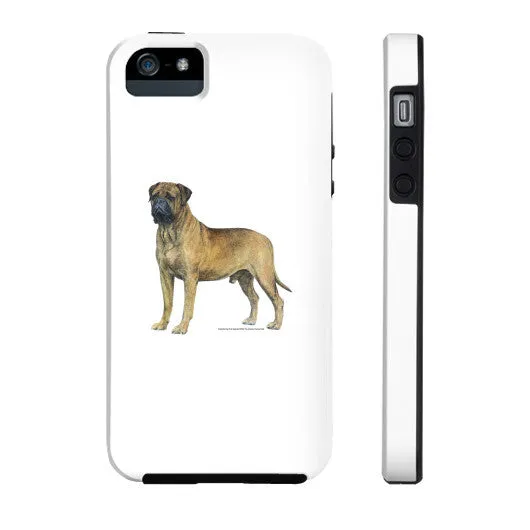 Bullmastiff Illustration Phone Case