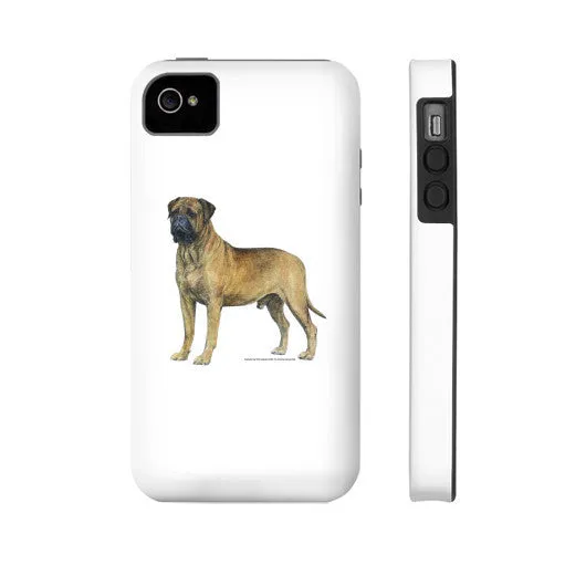 Bullmastiff Illustration Phone Case