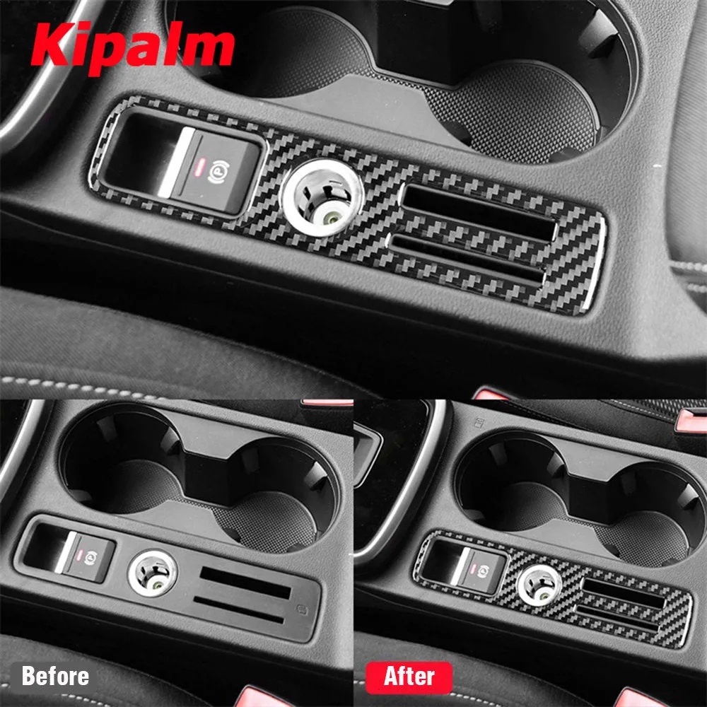 Car Carbon Fiber Interior Stickers for Audi A3 S3 2021-2022 LHD Decoration Frame Cover