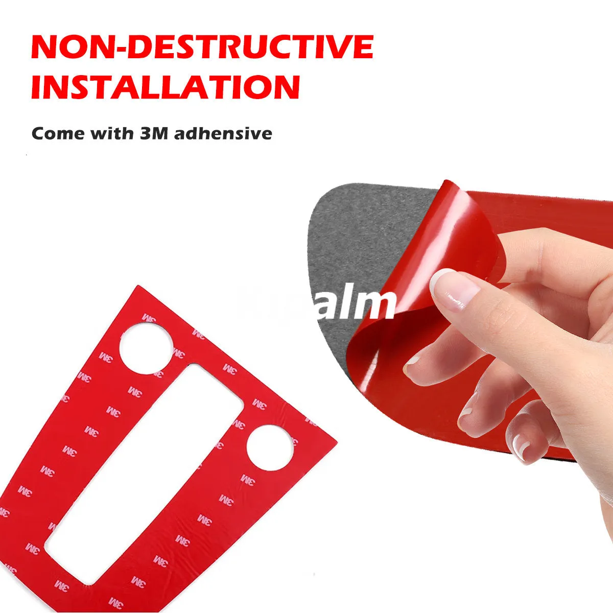 Car Carbon Fiber Interior Stickers for Audi A3 S3 2021-2022 LHD Decoration Frame Cover