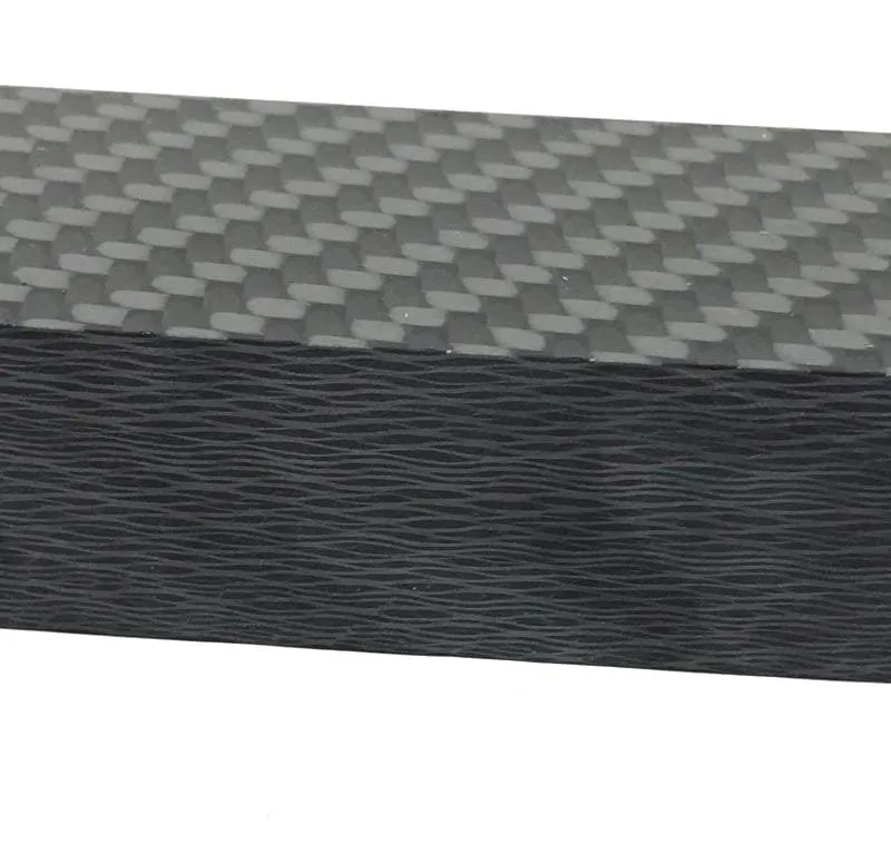 Carbon Fiber- 2x2 Solid Twill Weave- 3/4" Thick- Various Sizes- CarbonWaves