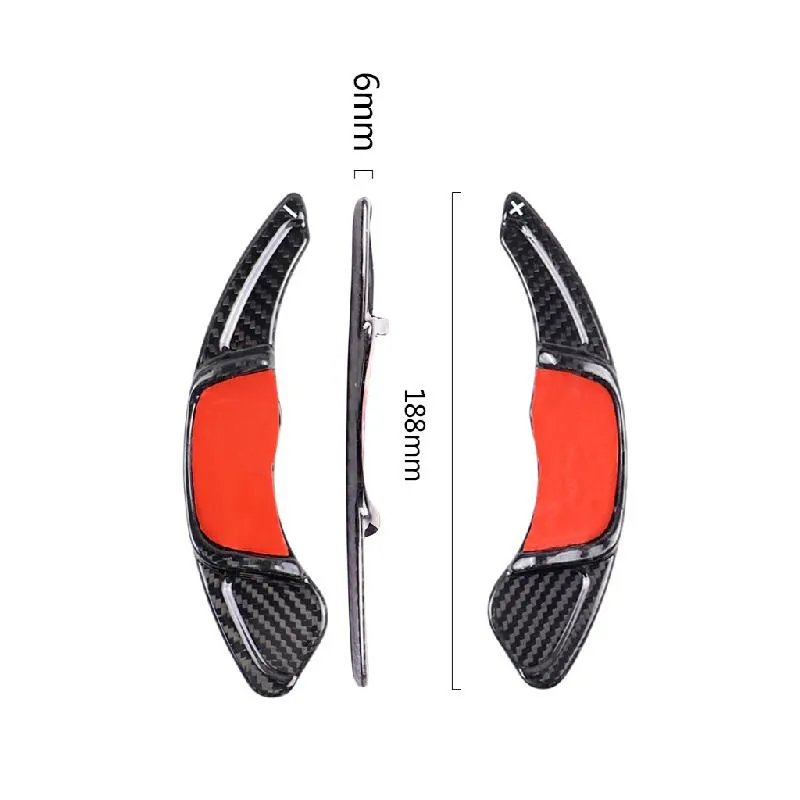 Carbon Fiber Paddle Shifter Extensions for Compatible with MK7 & MK7.5 Models (2014-2020) (Gross Dry Prepreg Cloth)