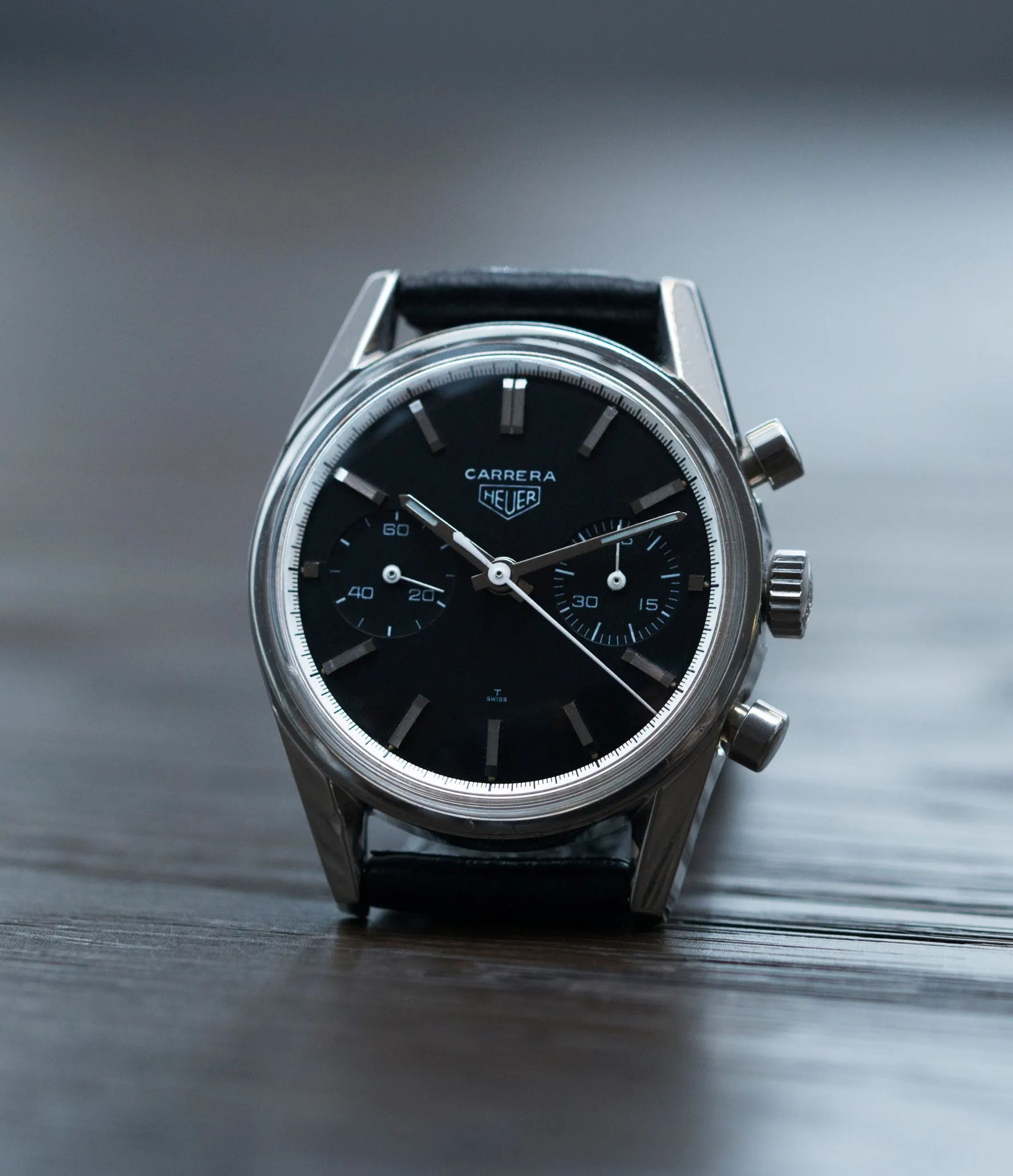 Carrera 3647N | T-Swiss black dial | Steel