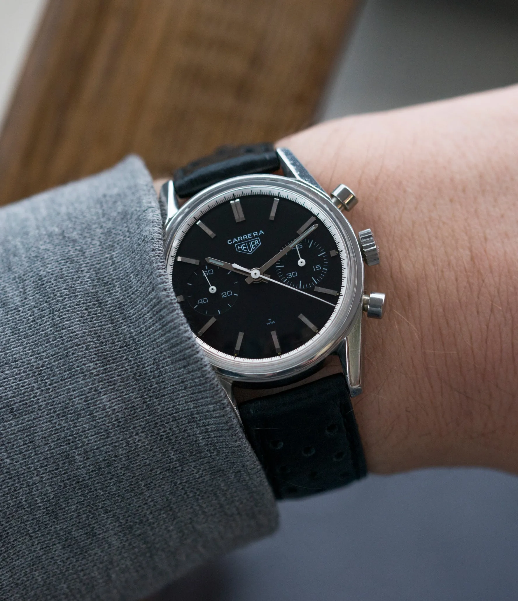 Carrera 3647N | T-Swiss black dial | Steel