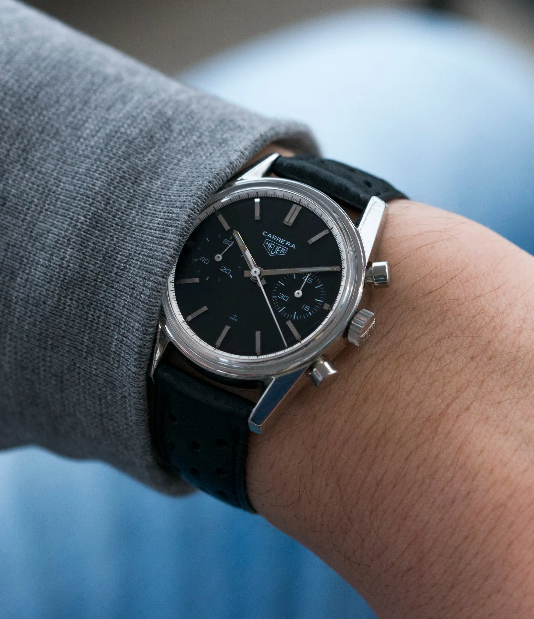 Carrera 3647N | T-Swiss black dial | Steel