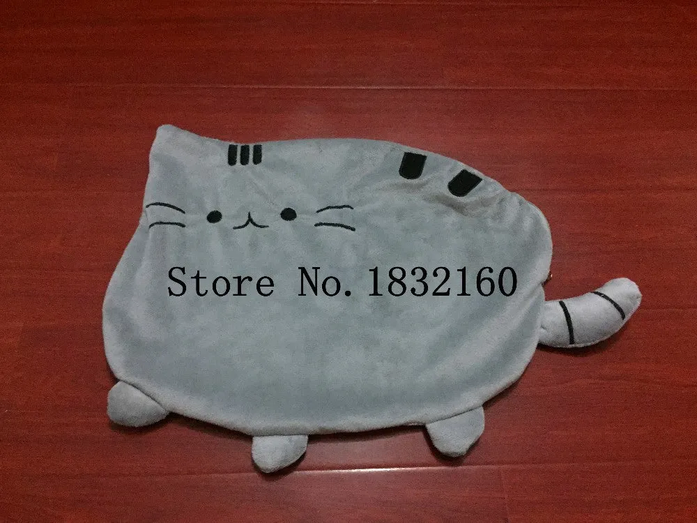 Cat Cotton Pillow With Zipper