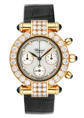Chopard Imperiale 38/3168-23 MOP Diamond 18K Yellow Gold Ladies Watch With Box