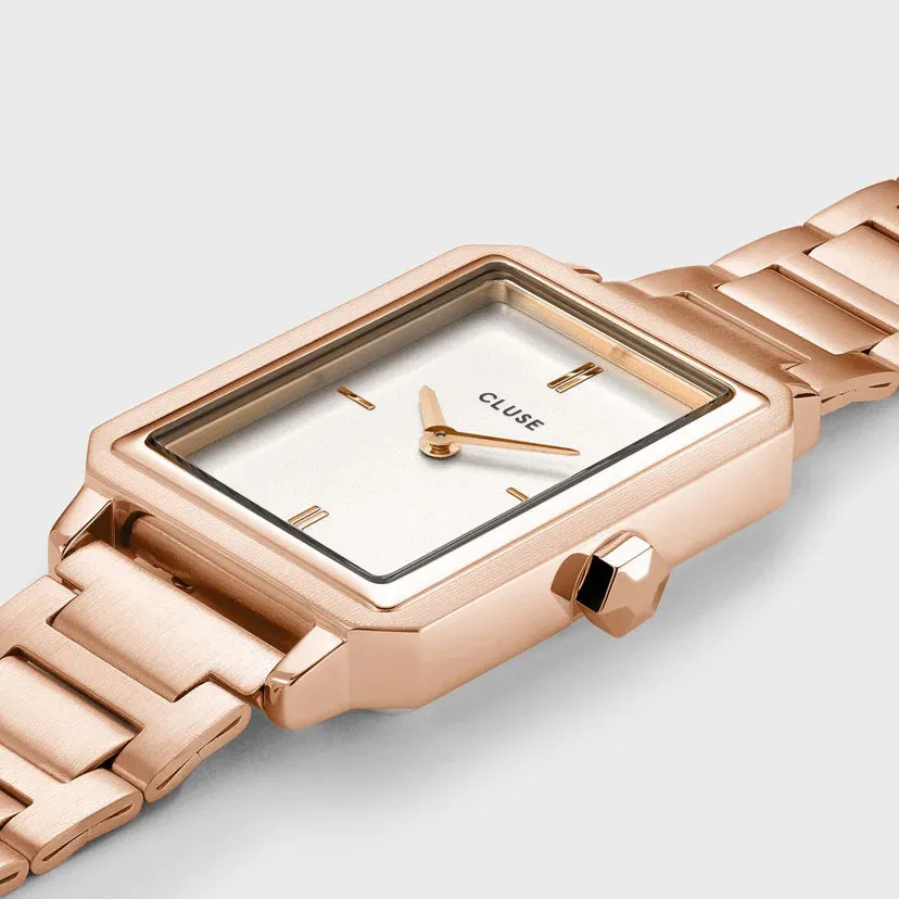 Cluse Fluette White Rose Gold