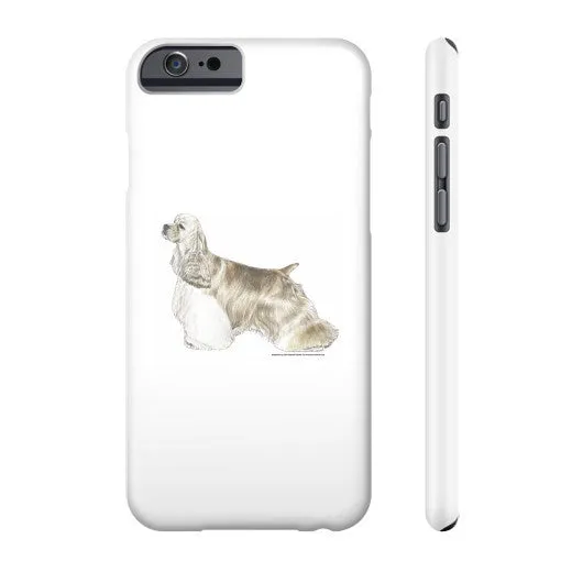 Cocker Spaniel Illustration Phone Case