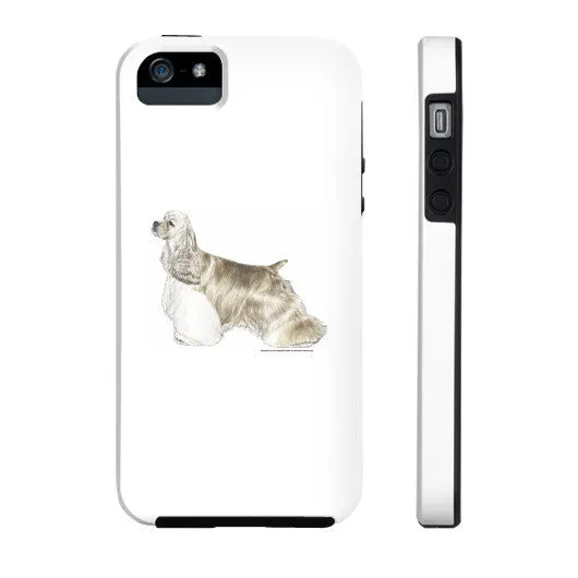 Cocker Spaniel Illustration Phone Case