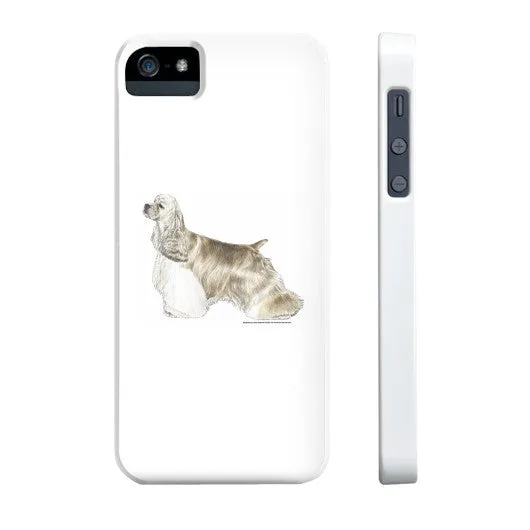 Cocker Spaniel Illustration Phone Case