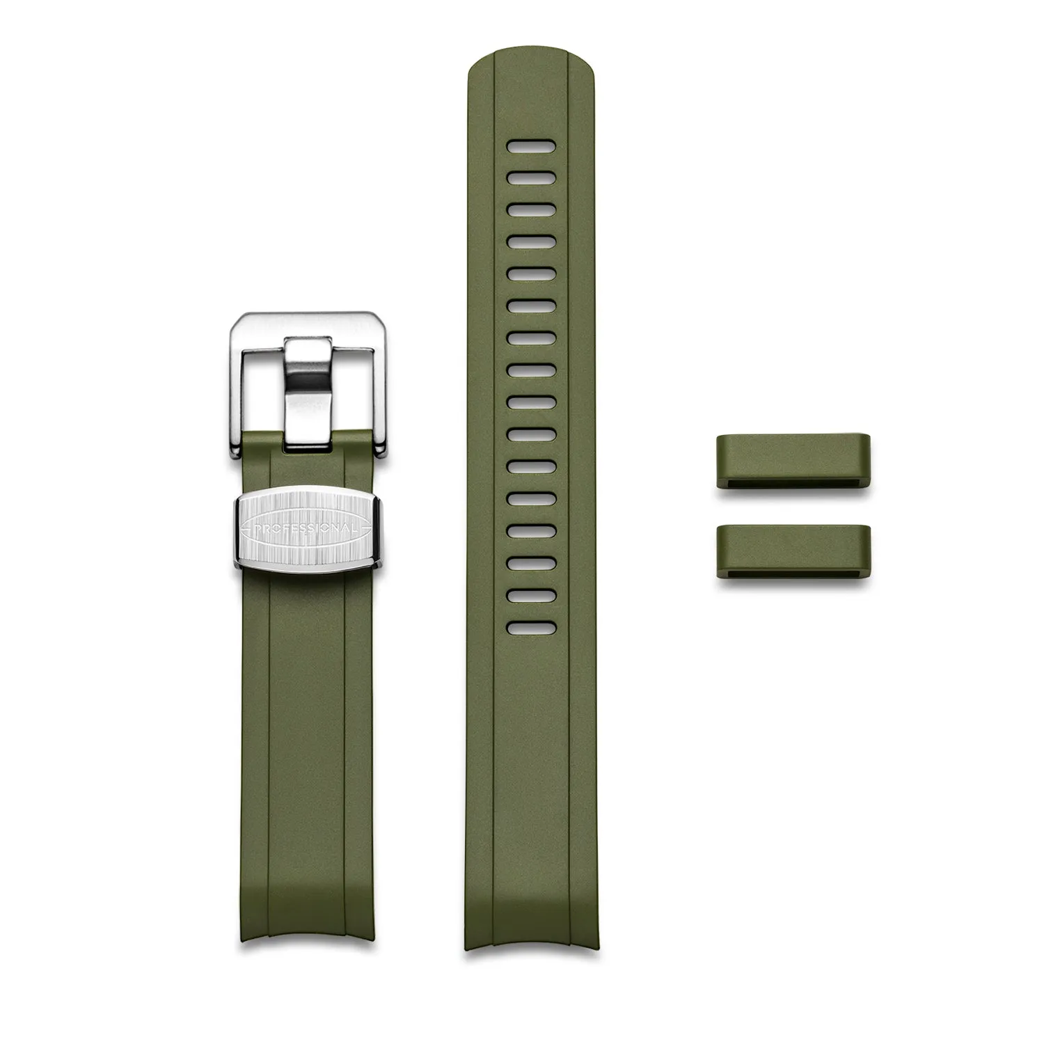 CURVED END RUBBER STRAP FOR SEIKO Mini Turtle SERIES (CB13)