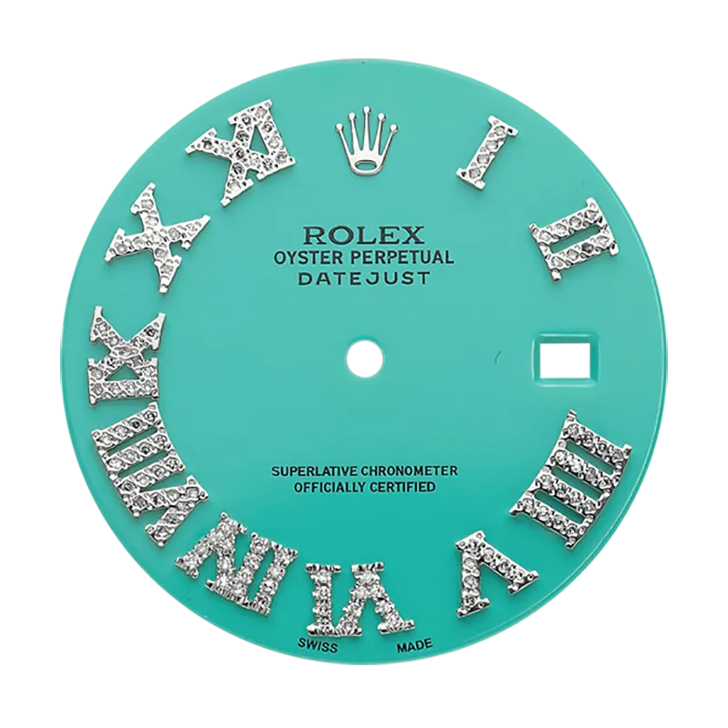Custom Blue Dial/Diamonds for Rolex Datejust 41