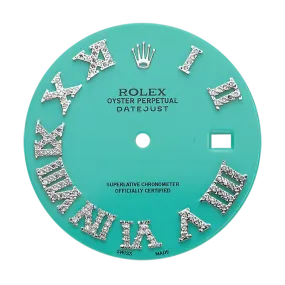 Custom Blue Dial/Diamonds for Rolex Datejust 41