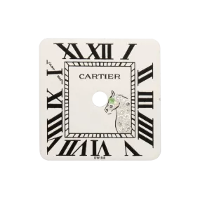 Custom Diamond Horse dial for Cartier Galbee Small