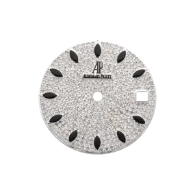 Custom diamond paved dial for Audemars Piguet Royal Oak 33
