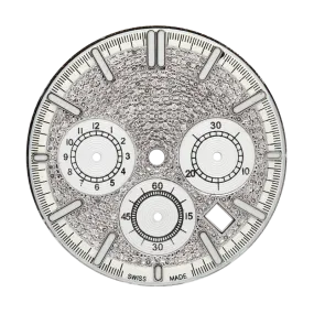 Custom diamond paved dial for Audemars Piguet Royal Oak Chrono 41