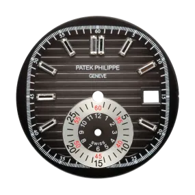 Custom grey/diamond dial for Patek Philippe Nautilus 5980