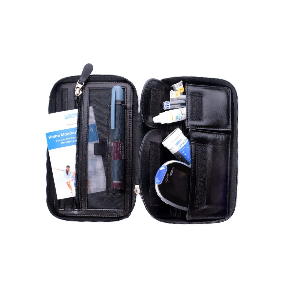 Desang Slim Kitbag - Black Leather