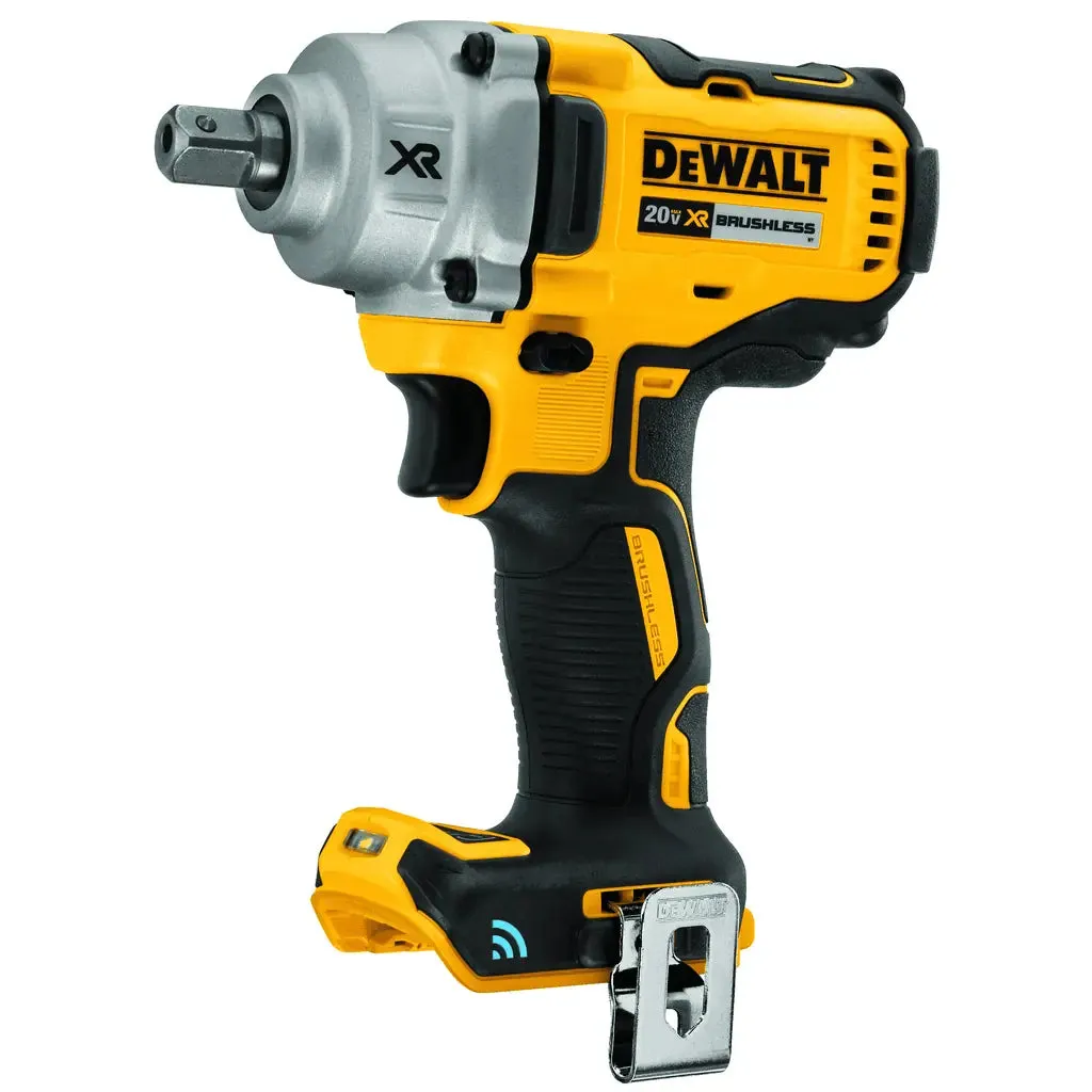 DeWalt 20V MAX* Tool Connect 1/2" Mid-Range Impact Wrench with Detent Pin Anvil, (Tool Only)