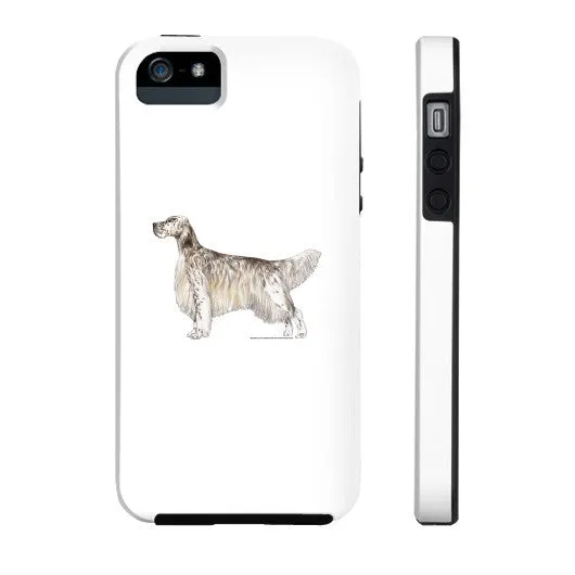 English Setter Illustration Phone Case