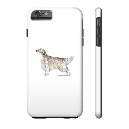 English Setter Illustration Phone Case