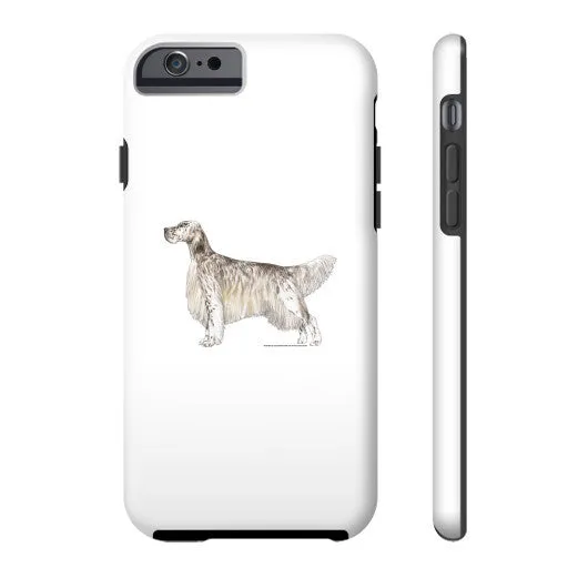 English Setter Illustration Phone Case