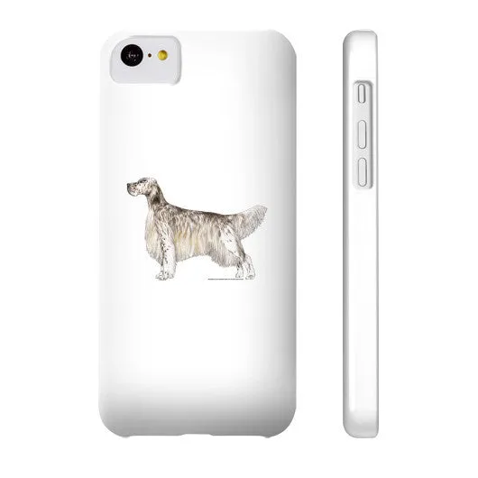 English Setter Illustration Phone Case
