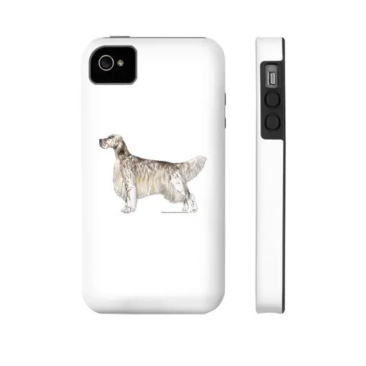 English Setter Illustration Phone Case