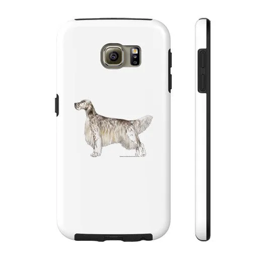 English Setter Illustration Phone Case