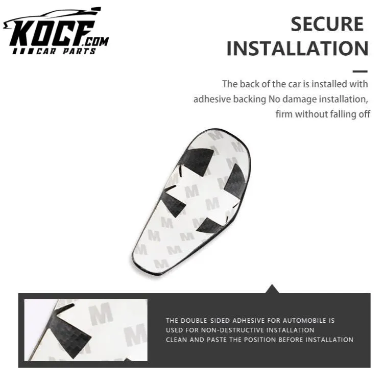 ES A6L A7 Wholesale Price Car Interior Accessories Carbon Fiber Gear Shift Knob Fit For AUDI