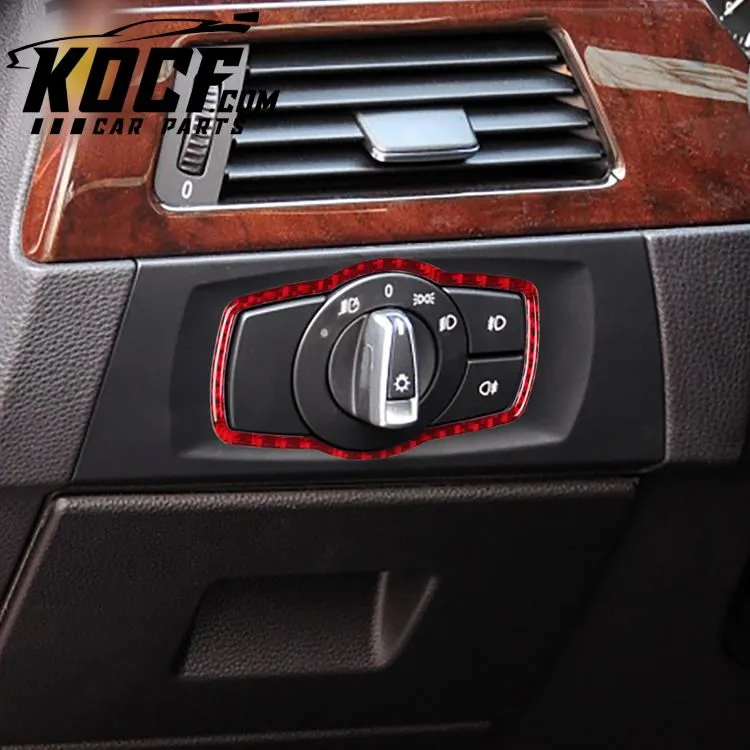 ES Modified Car Carbon Fiber Headlight Switch For BMW E90