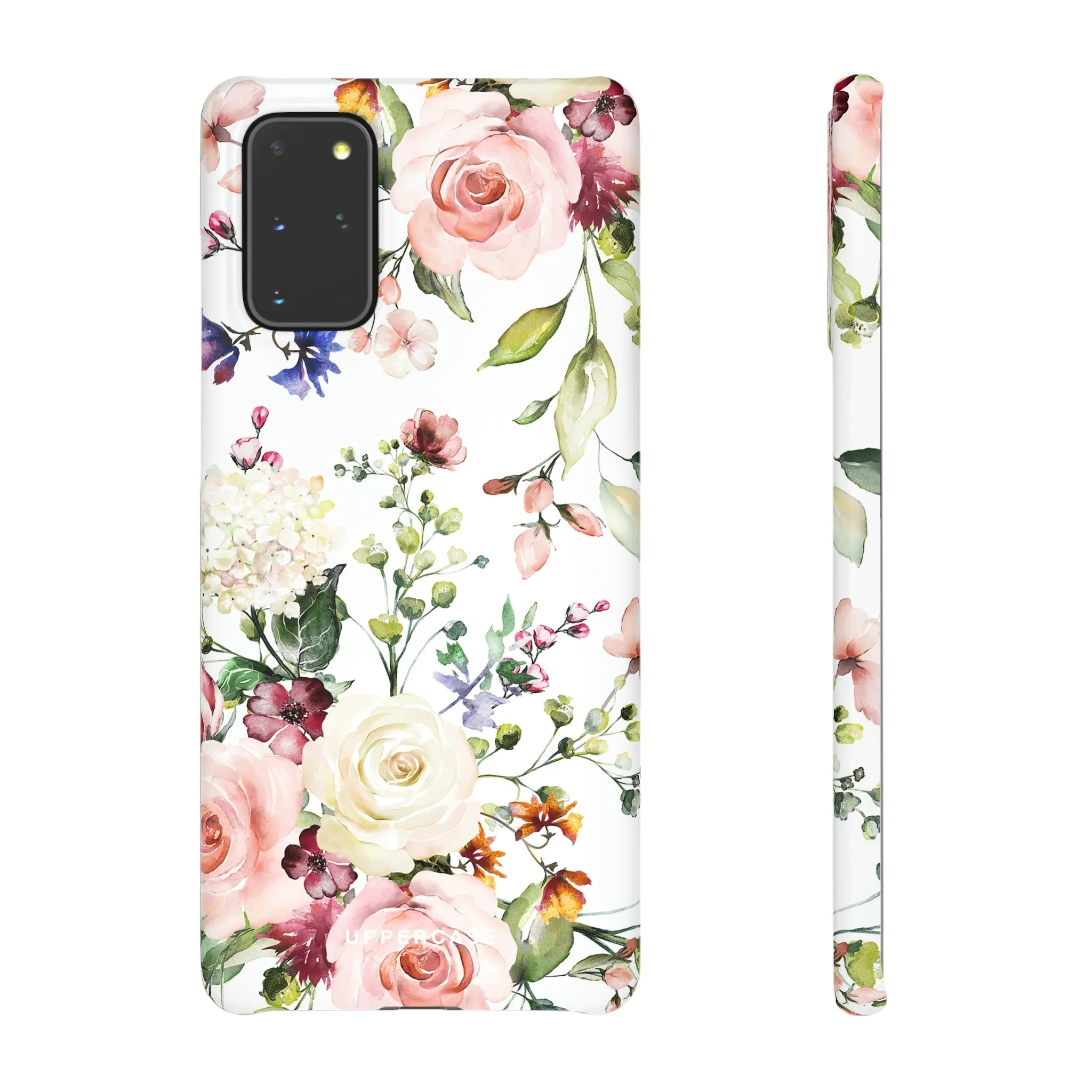 Floral Bliss - White - Snap Case