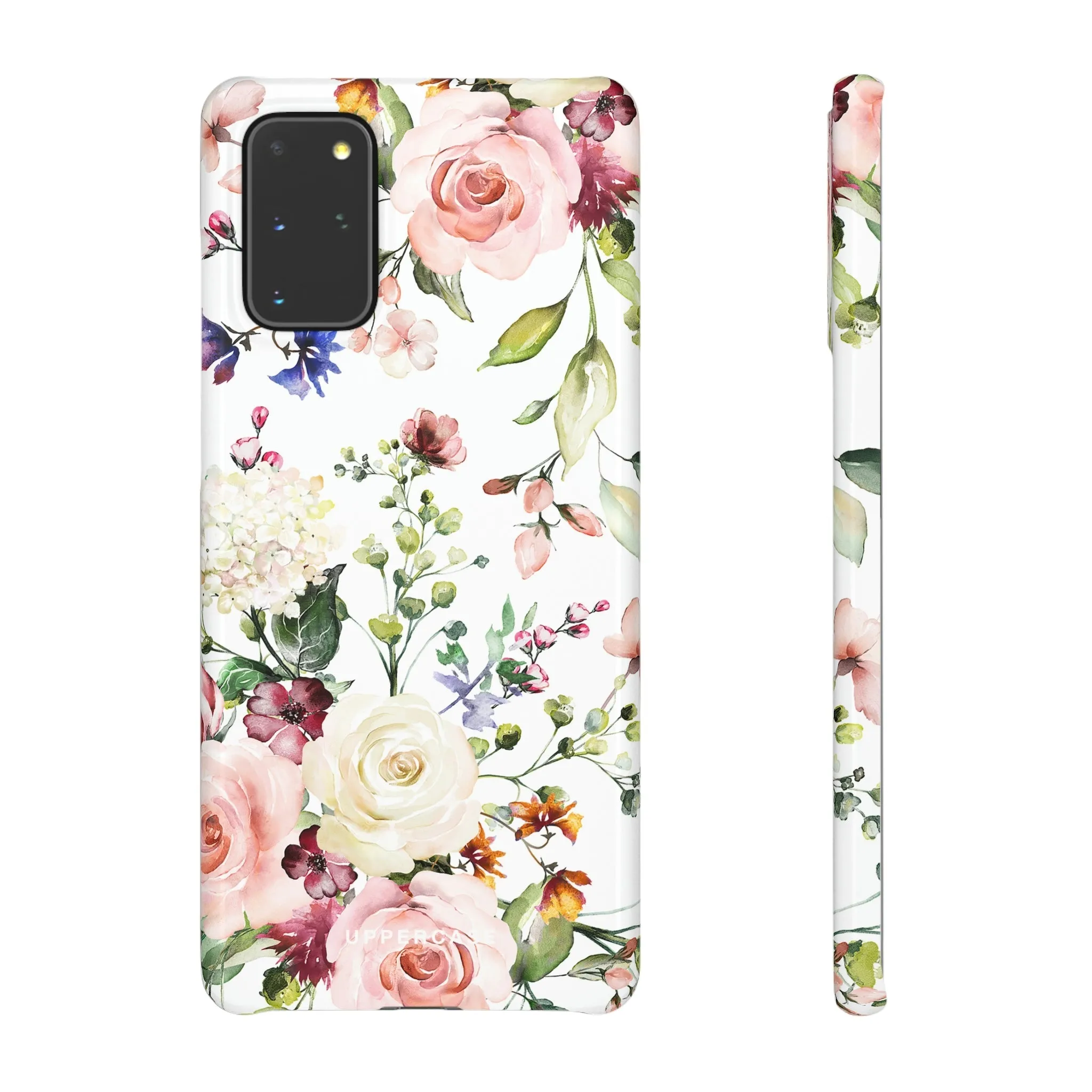 Floral Bliss - White - Snap Case