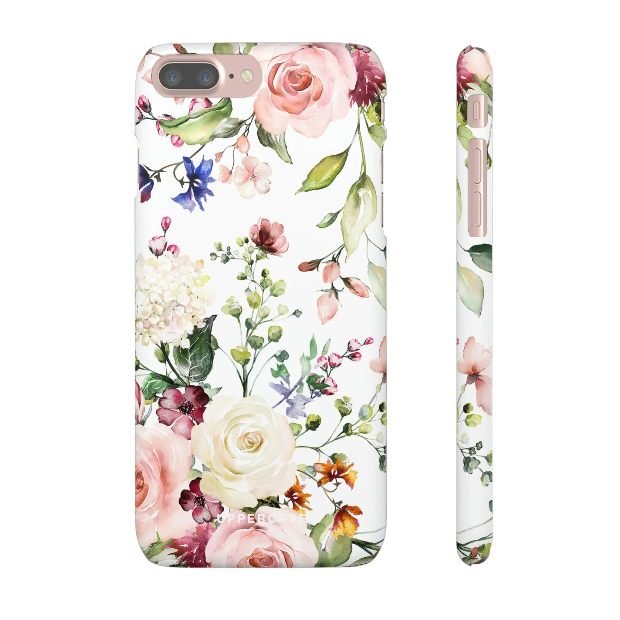 Floral Bliss - White - Snap Case
