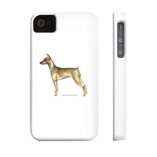 German Pinscher Illustration Phone Case